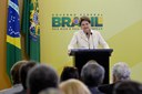 Presidenta Dilma Rousseff participa do Lançamento do programa Melhor em Casa e anúncio do SOS Emergências no Palácio do Planalto. Brasília - DF, 08/11/2011