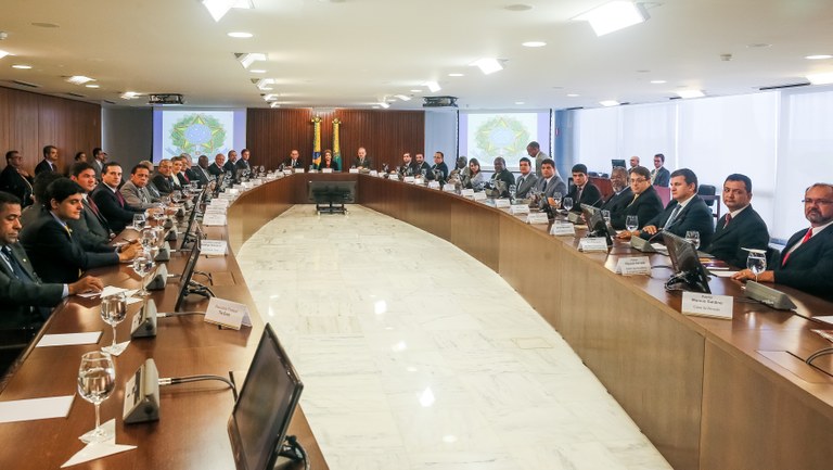 Presidenta Dilma Rousseff durante reunião com Lideranças Evangélicas. Brasília-DF, 18/02/2016