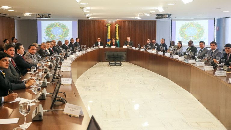  Presidenta Dilma Rousseff durante reunião com Lideranças Evangélicas. Brasília-DF, 18/02/2016  