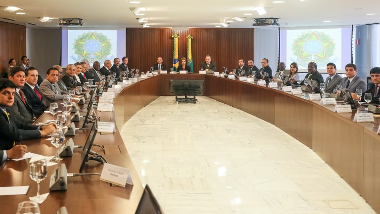 Presidenta Dilma Rousseff durante reunião com Lideranças Evangélicas. Brasília-DF, 18/02/2016  
