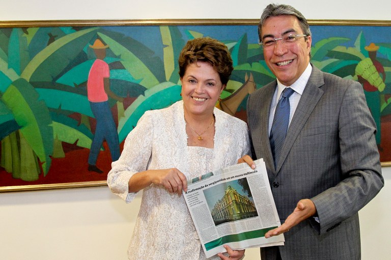  Presidenta Dilma Rousseff recebe Marcelo Déda Governador de Sergipe. Brasília - DF, 30/11/2011