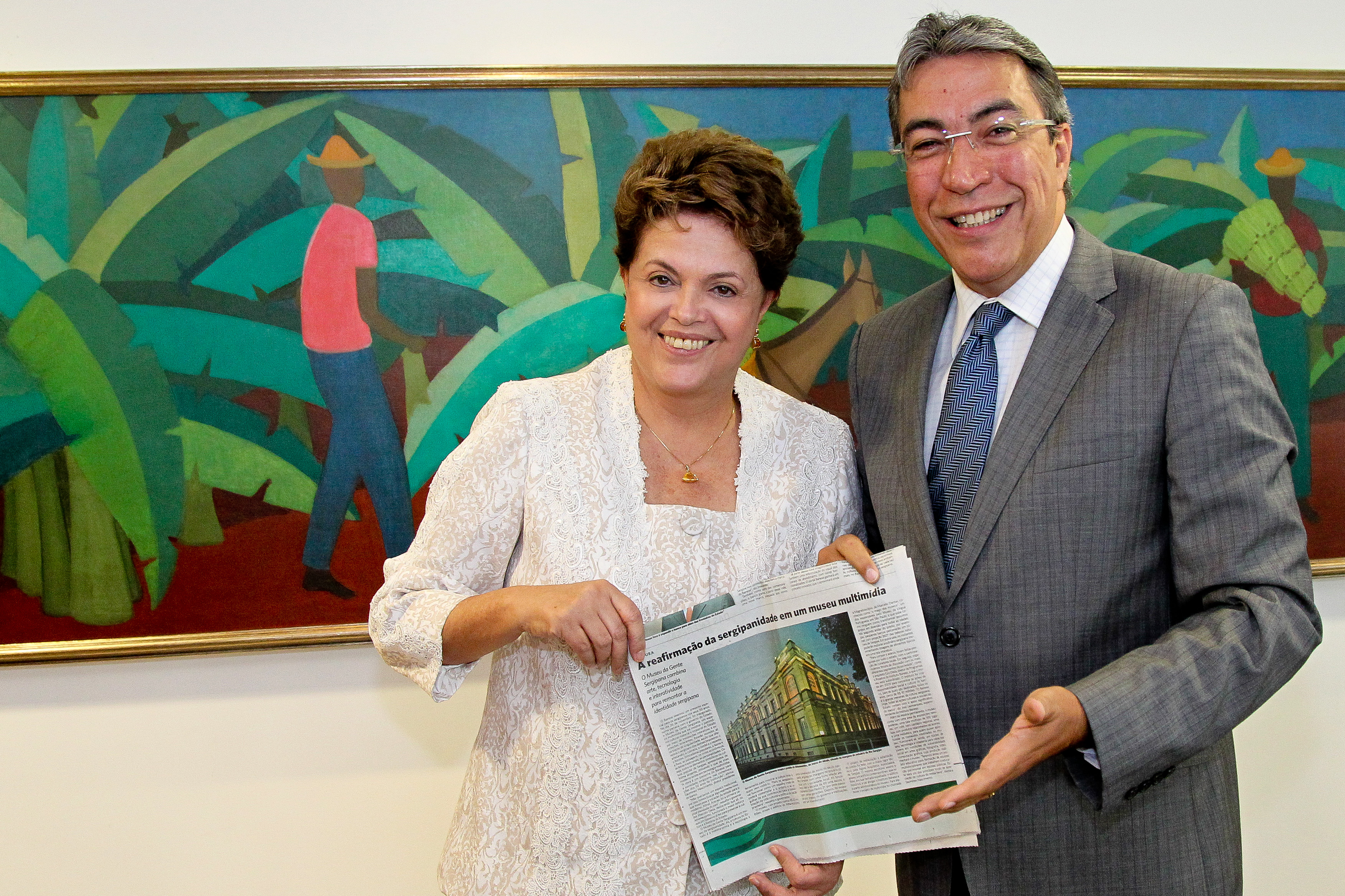  Presidenta Dilma Rousseff recebe Marcelo Déda Governador de Sergipe. Brasília - DF, 30/11/2011