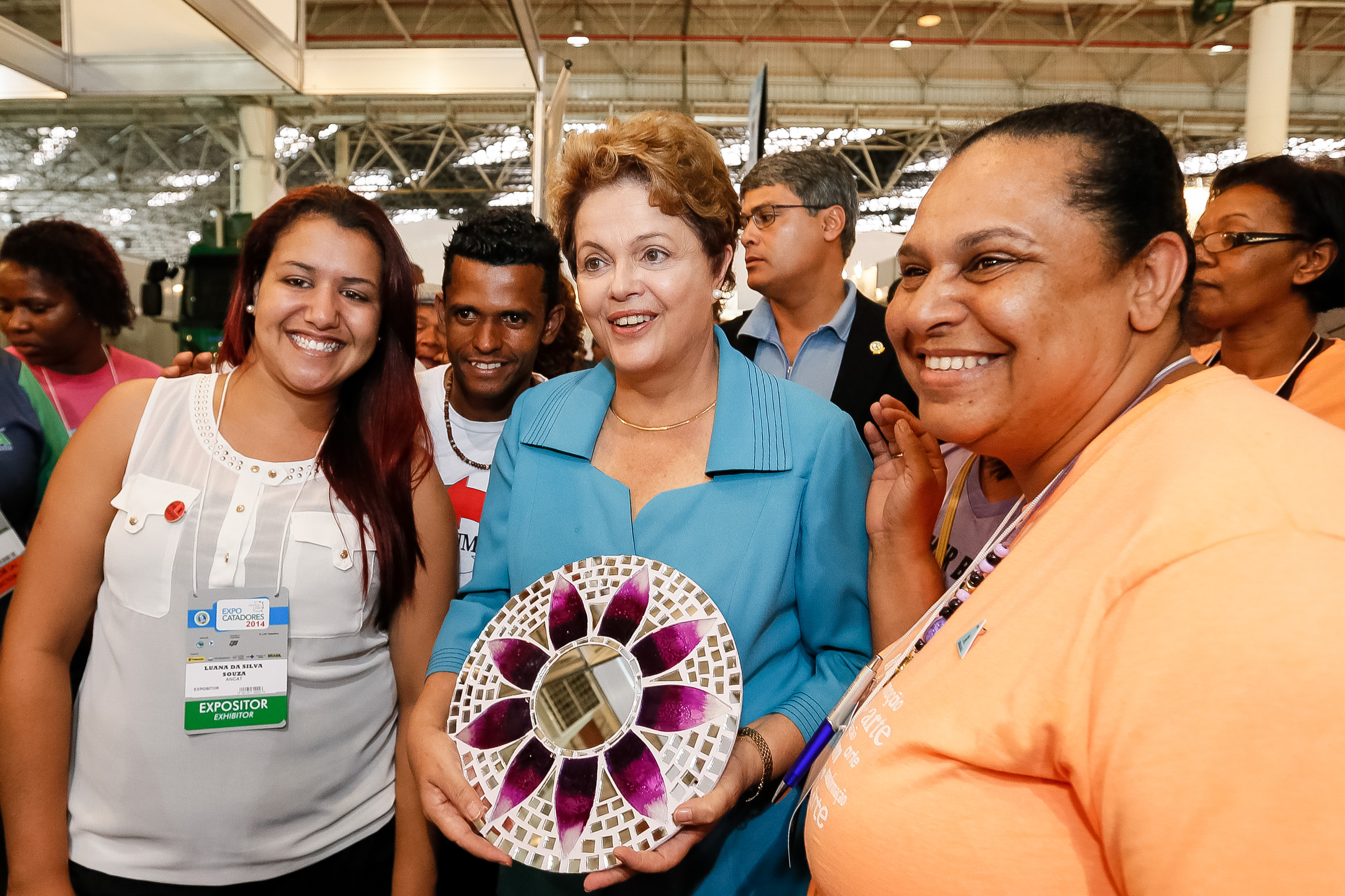 Presidenta Dilma Rousseff durante Natal Solidário, Encontro com catadores de materiais recicláveis e população em situação de rua. São Paulo-SP, 03/12/2014
