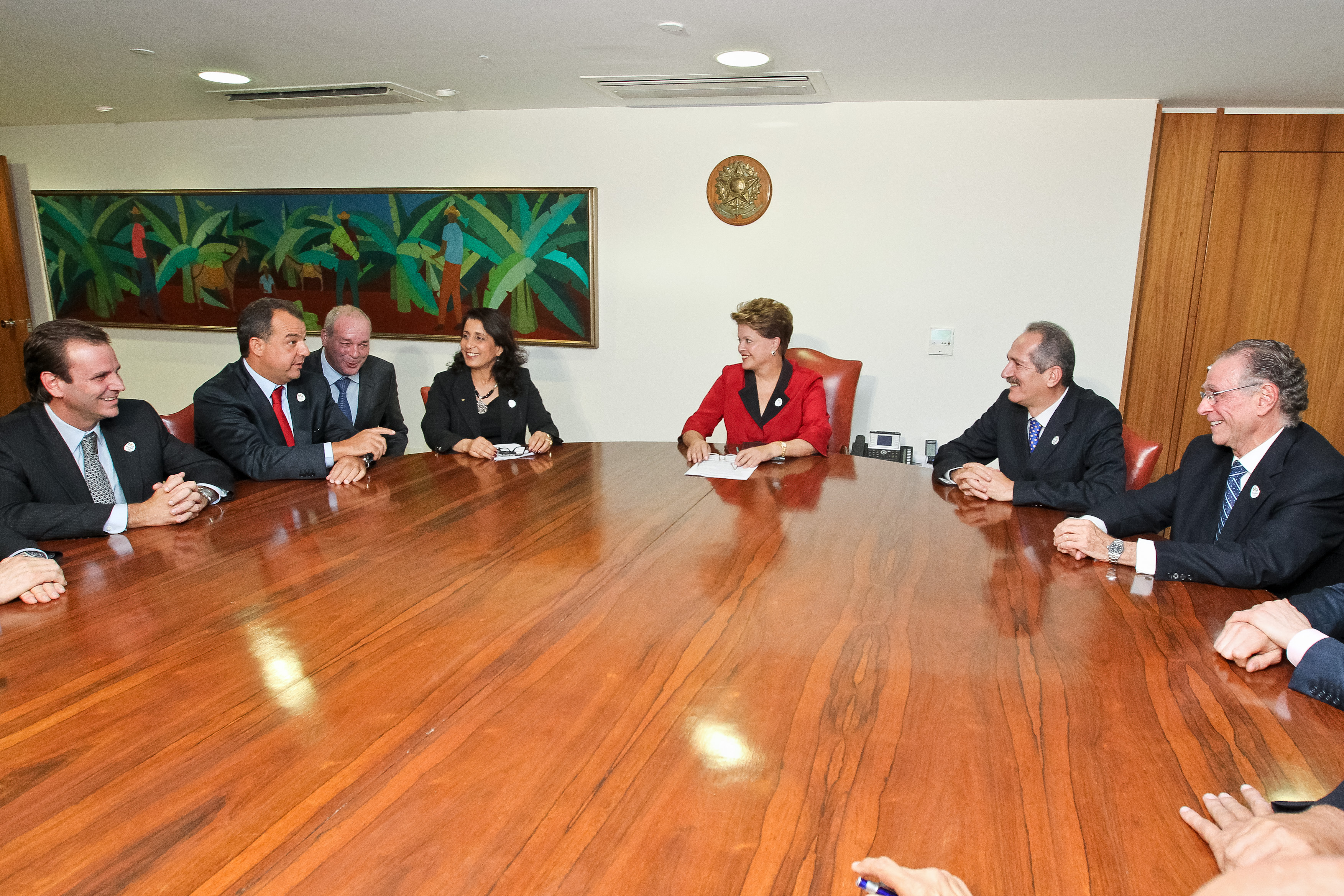 Presidenta Dilma Rousseff recebe Nawal El Moutawakel, Presidenta da Comissão de Coordenação dos Jogos Rio 2016 e membro do COI. Brasília - DF, 08/03/2012