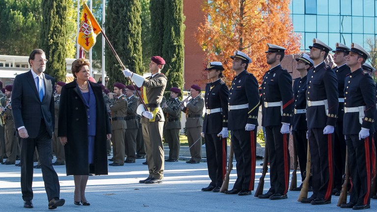 Presidenta Dilma Rousseff durante encontro com o Sr. Mariano Rajoy, Presidente do governo do Reino da Espanha. Madri - Espanha, 19/11/2012