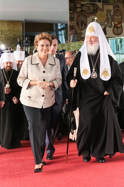  Presidenta Dilma Rousseff recebe o Patriarca Kirill da Igreja Ortodoxa Russa. Brasília-DF, 19/02/2016  