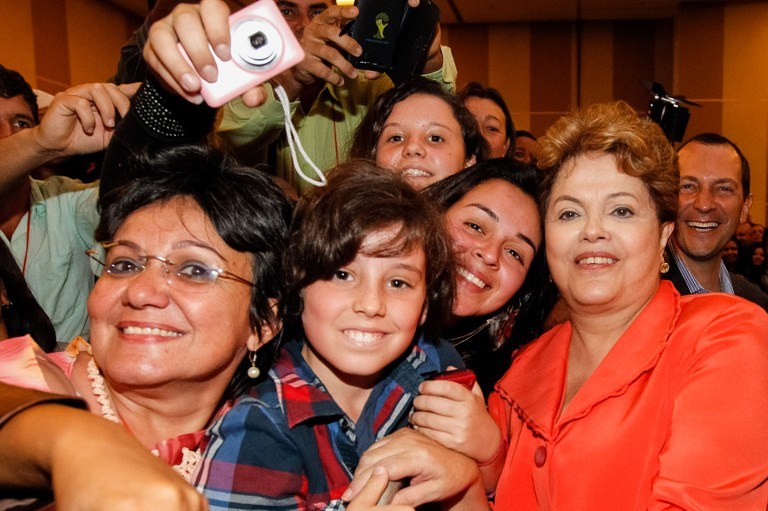 Presidenta Dilma Rousseff durante lançamento do Plano Brasil Agroecológico na 2ª Conferência Nacional de Desenvolvimento Rural Sustentável e Solidário. Brasília - DF, 17/10/2013