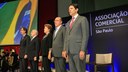Presidenta Dilma Rousseff durante a posse do presidente Rogério Amato e das diretorias da Federação das Associações Comercias do Estado de São Paulo (FACESP) e da Associação Comercial de São Paulo (ACSP). São Paulo-SP,  06/05/2013