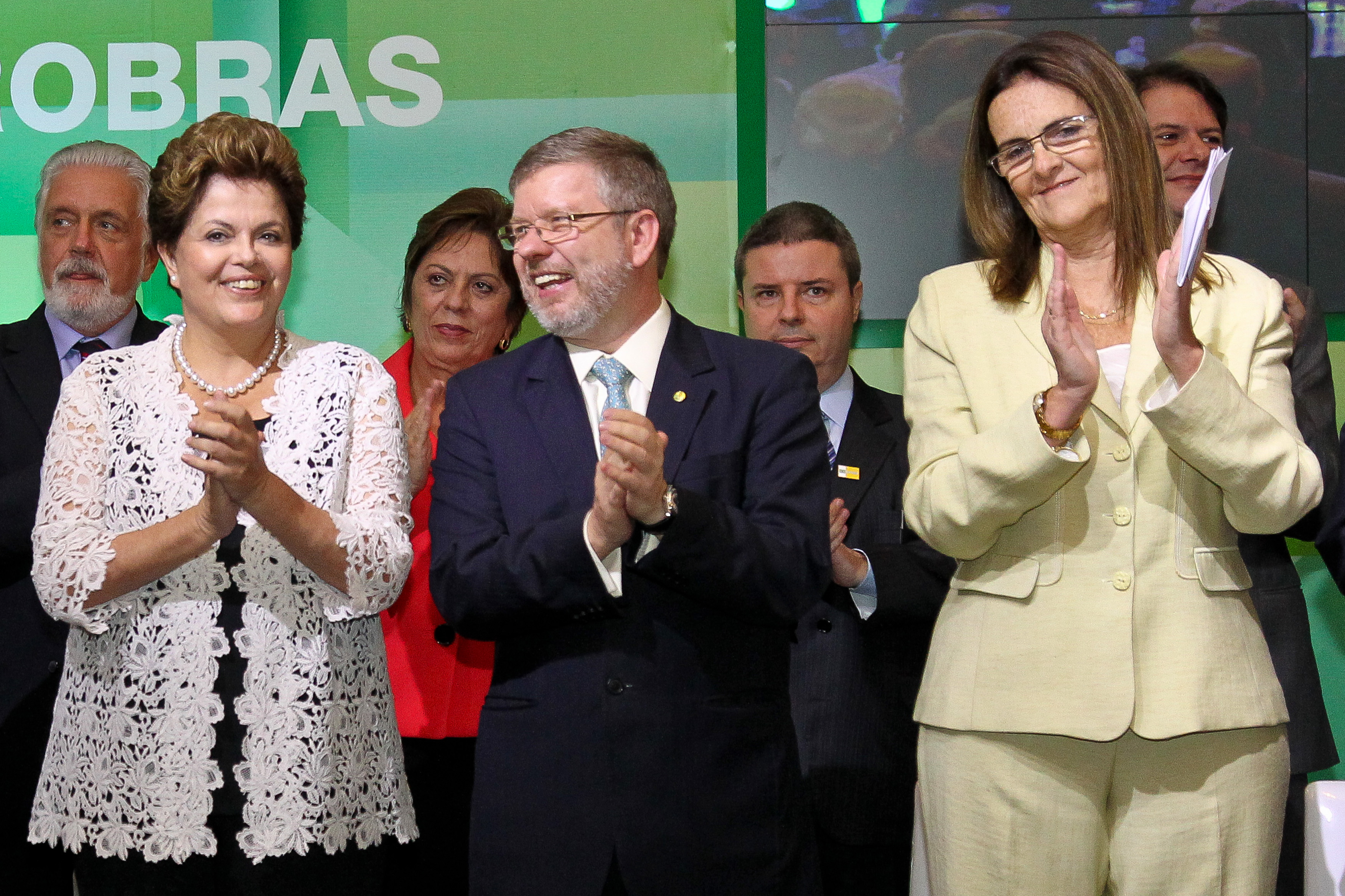 Presidenta Dilma Rousseff durante cerimônia de posse da Presidenta da Petrobras, Maria das Graças Silva Foster. Rio de Janeiro- RJ, 13/02/2012