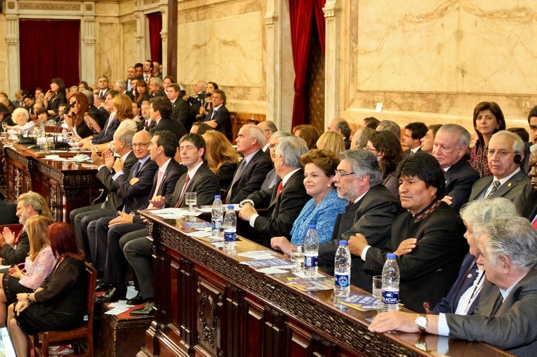 Presidenta Dilma Rousseff durante cerimônia de Posse da Senhora Presidenta da Nação Argentina no Plenário da Câmara dos Deputados. Buenos Aires - Argentina, 10/12/2011