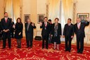 Presidenta Dilma Rousseff durante Cerimônia de Declaração de hóspedes ilustres da cidade de Assunção e de entrega da chave da cidade aos Chefes de Estado, Príncipes herdeiros, Chefe de Governo e Vice-Presidentes. Assunção - Paraguai,  15/08/2013
