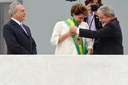 Presidenta Dilma Rousseff recebe faixa presidencial do presidente Lula. Brasília-DF, 01/01/2011