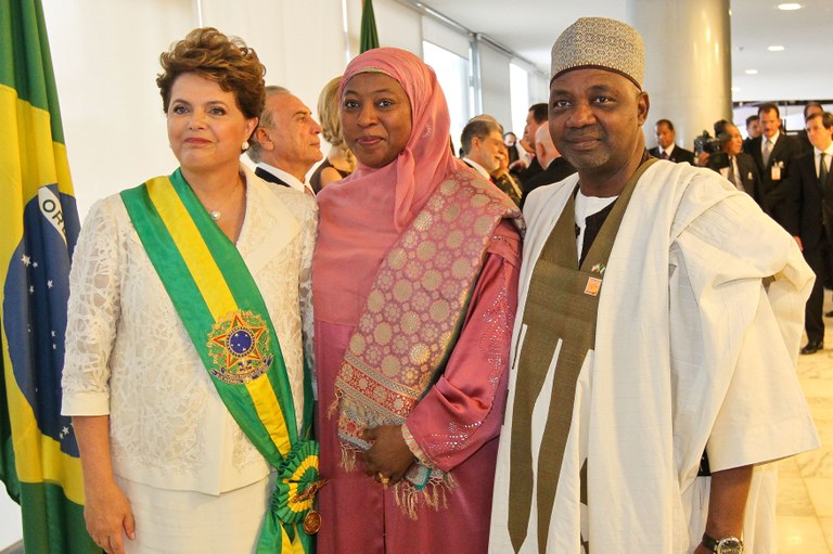 Presidenta Dilma Rousseff recebe os cumprimentos de chefes de Estado e de Governo estrangeiros. Brasília-DF, 01/01/2011