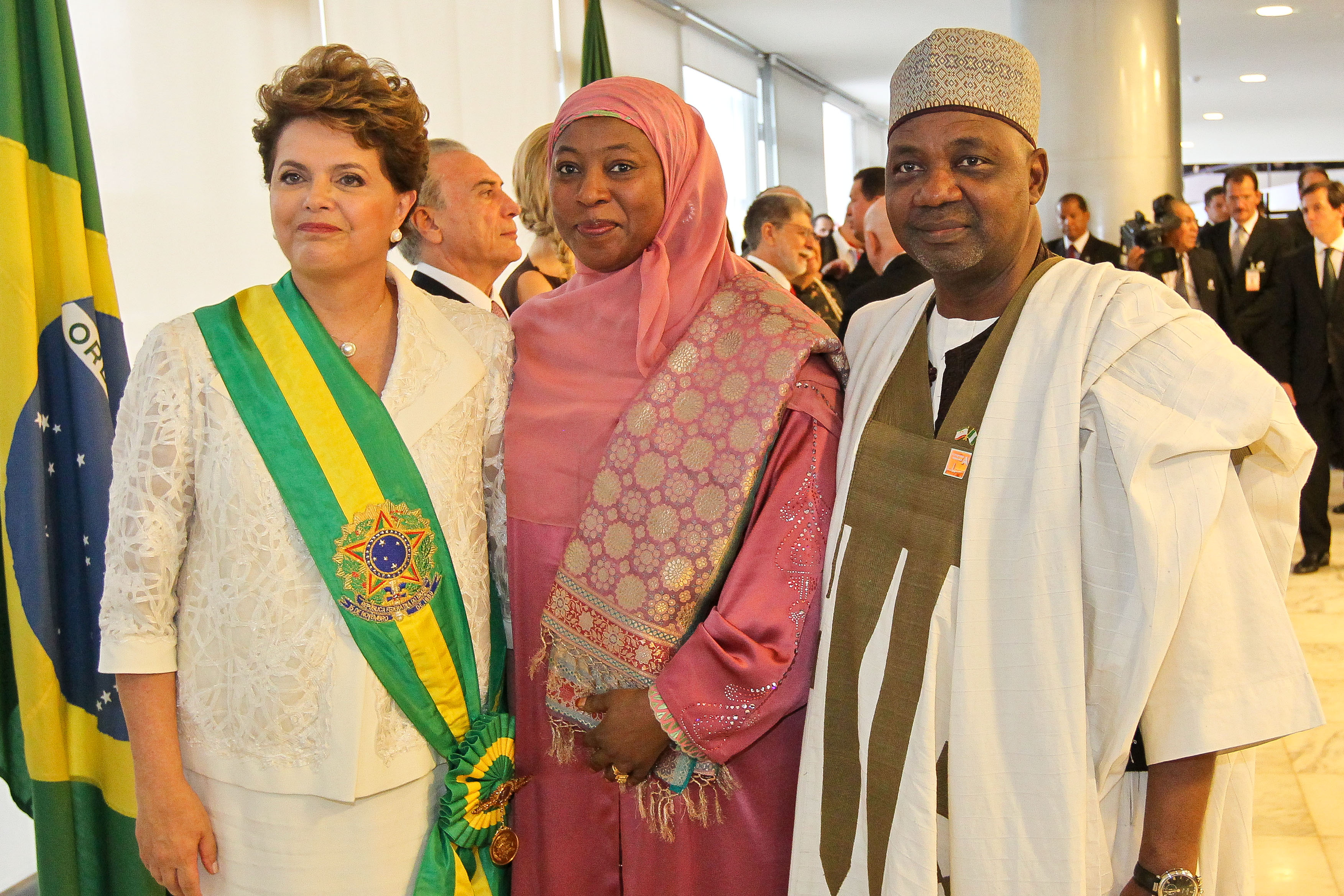 Presidenta Dilma Rousseff recebe os cumprimentos de chefes de Estado e de Governo estrangeiros. Brasília-DF, 01/01/2011