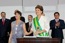 Presidenta Dilma empossa a ministra da Cultura, Ana Maria Buarque de Hollanda. Brasília-DF, 01/01/2011