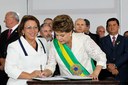 Presidenta Dilma empossa a ministra da Pesca e Aquicultura, Ideli Salvatti. Brasília-DF, 01/01/2011