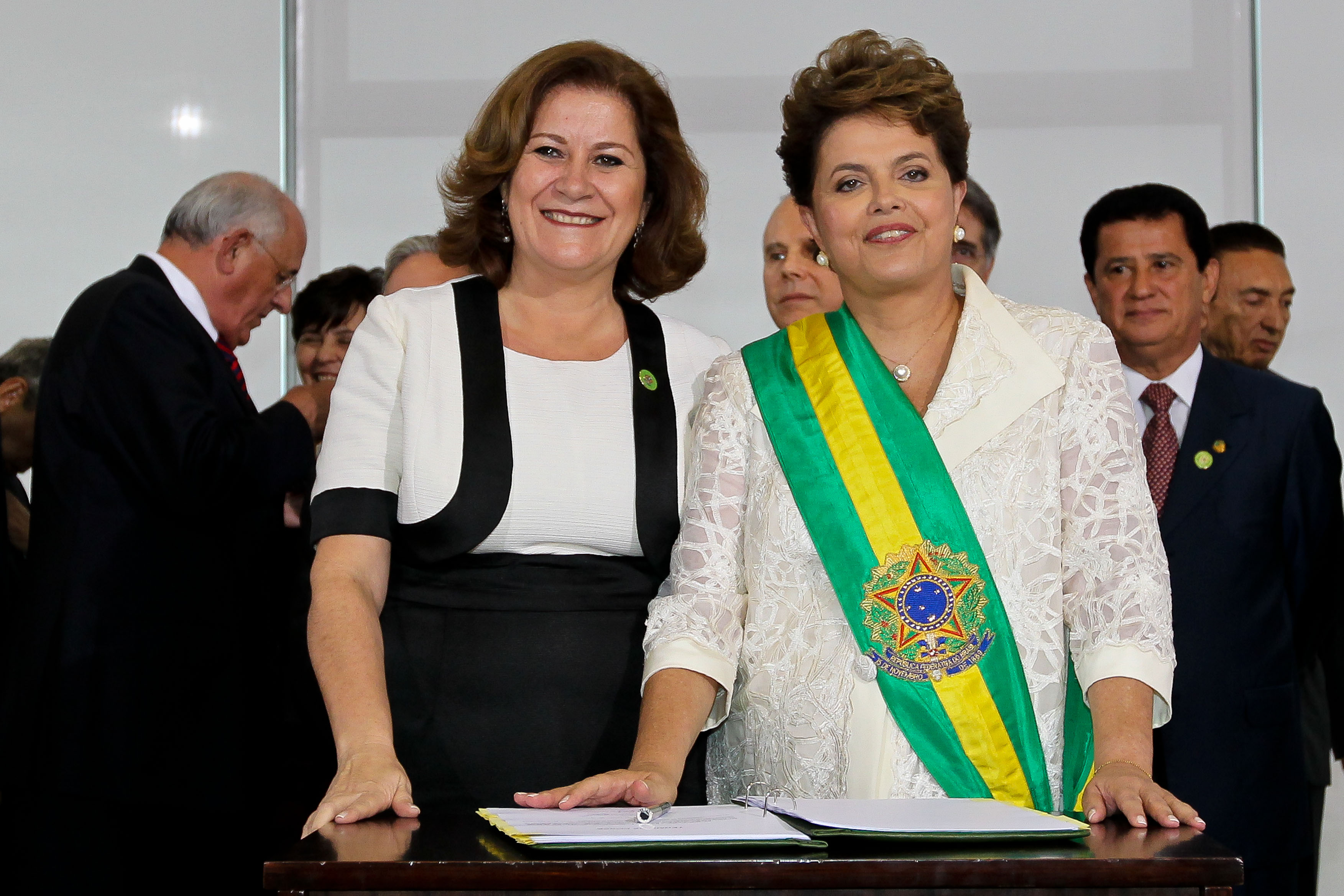 Presidenta Dilma empossa a ministra do Planejamento, Orçamento e Gestão, Miriam Belchior. Brasília-DF, 01/01/2011