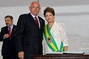 Presidenta Dilma empossa o ministro da Defesa, Nelson Jobim. Brasília-DF, 01/01/2011