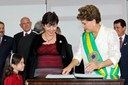 Presidenta Dilma Rousseff empossa a ministra do Desenvolvimento Social e Combate à Fome, Tereza Campello. Brasília-DF, 01/01/2011