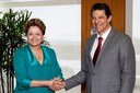 Presidenta Dilma Rousseff recebe o prefeito eleito da cidade de São Paulo, Fernando Haddad. Brasília - DF, 29/10/2012