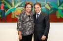 Presidenta Dilma Rousseff recebe Carlinhos Almeida Prefeito São José dos Campos/SP. Brasília-DF, 30/01/2013
