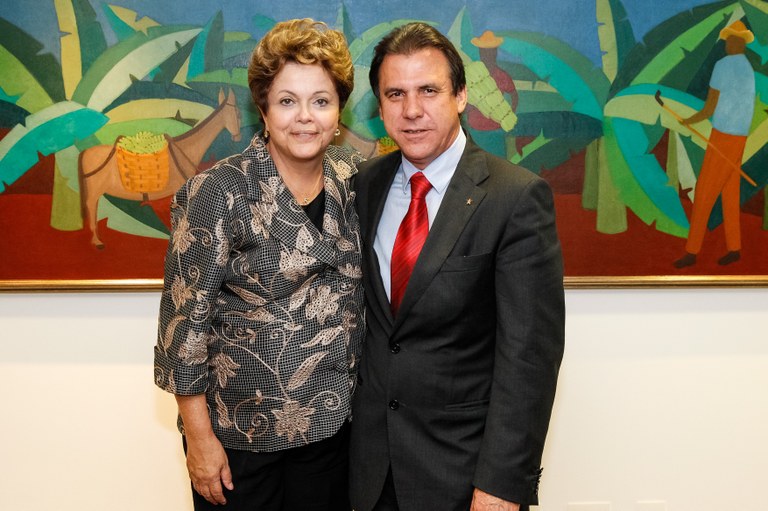  Presidenta Dilma Rousseff recebe Luiz Marinho Prefeito Municipal de São Bernardo do Campo/SP. Brasília-DF, 30/01/2013