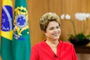 Presidenta Dilma Rousseff durante entrevista à TV Deutsche Welle, 05/06/2015