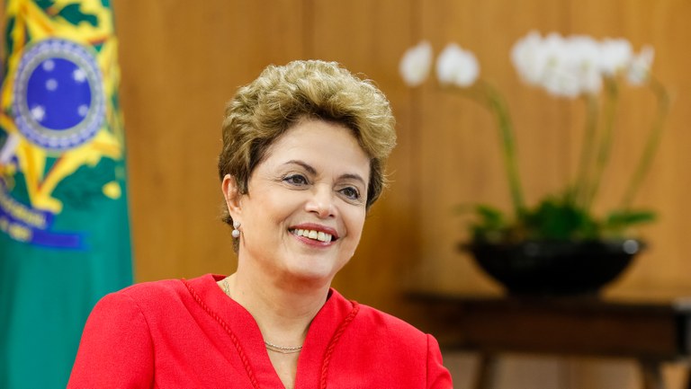  Presidenta Dilma Rousseff durante entrevista à TV Deutsche Welle, 05/06/2015   