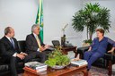 Presidenta Dilma Rousseff durante encontro com Sr. Diego García-Sayán, Presidente da Corte Interamericana de Direitos Humanos, acompanhado do Sr. Roberto Caldas, Juiz da Corte Interamericana de Direitos Humanos. Brasília - DF, 14/03/2013