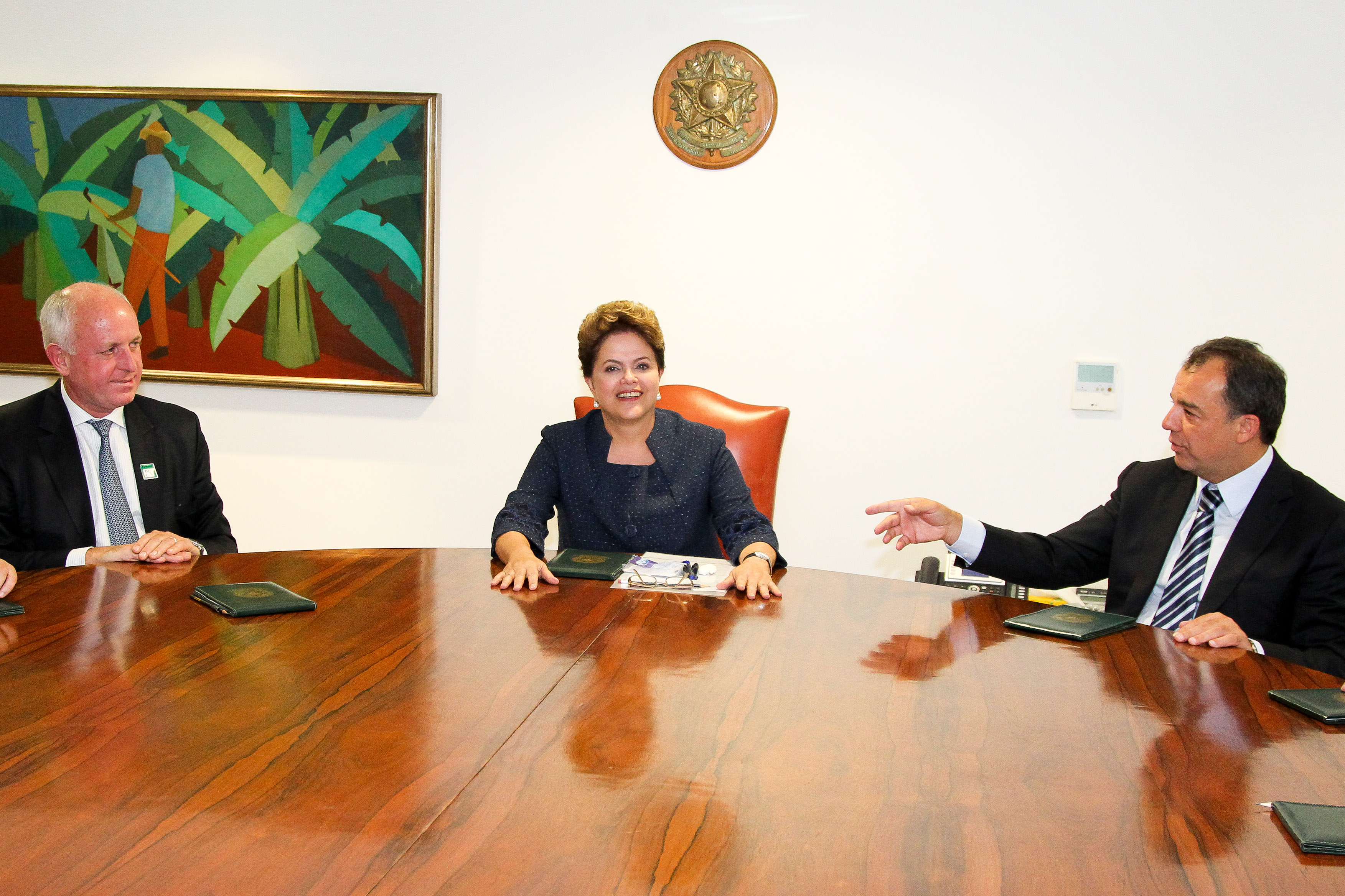 Presidenta Dilma Rousseff durante encontro comThierry Peugeot, Presidente do conselho de Administração do grupo PSA Peugeot Citroen, no Palácio do Planalto. Brasília - DF, 26/10/2011