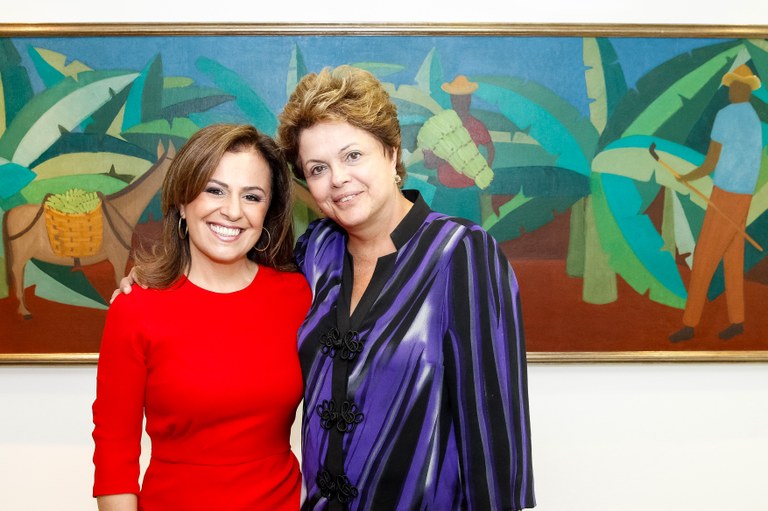  Presidenta Dilma Rousseff recebe Vanda Pignato Primeira-Dama de El Salvador. Brasília-DF, 06/02/2013 
