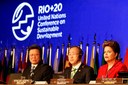Presidenta Dilma Rousseff durante primeira Reunião Plenária da Conferência das Nações Unidas sobre Desenvolvimento Sustentável (Rio+20). Rio de Janeiro - RJ, 20/06/2012