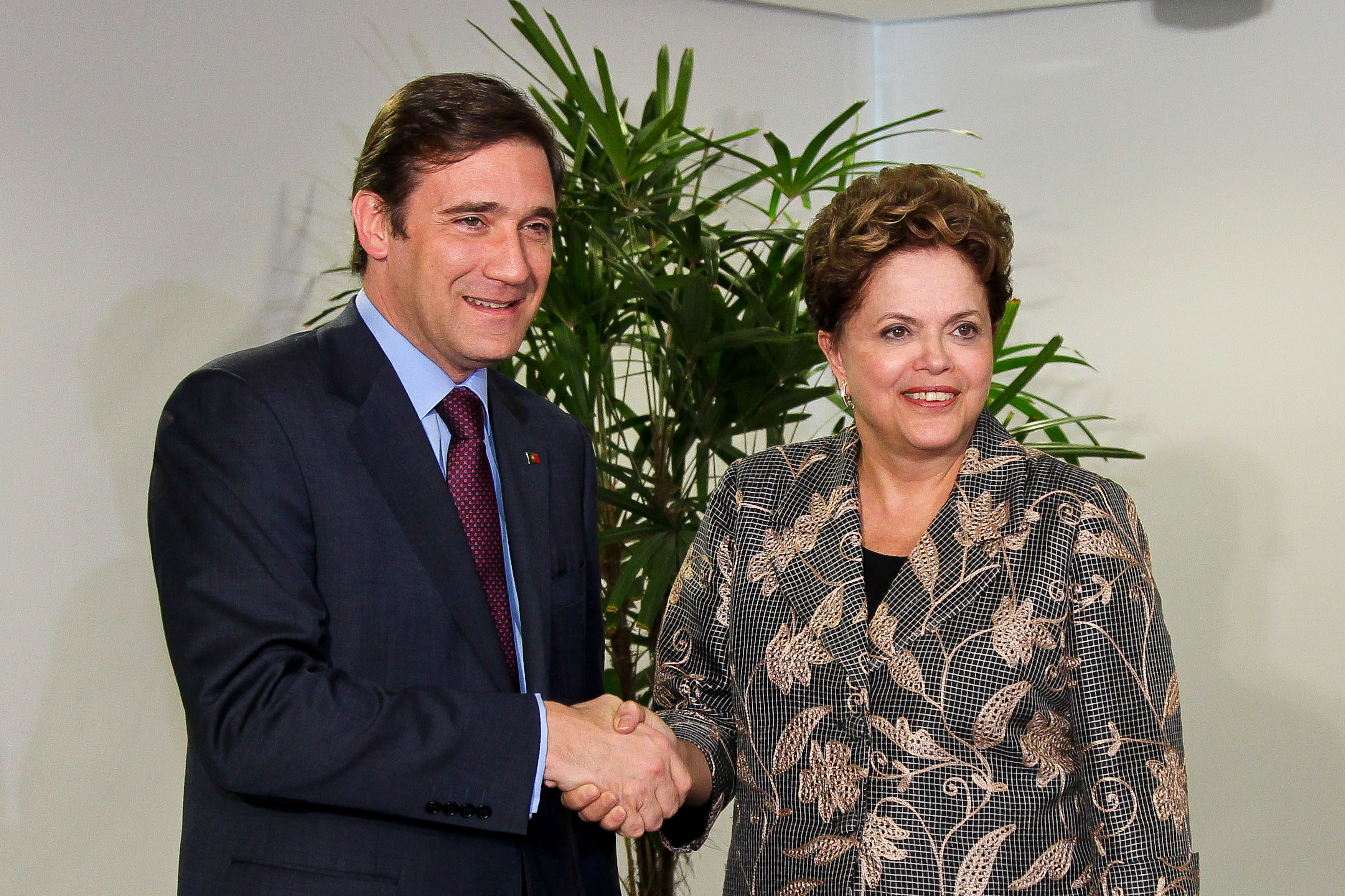  Presidenta Dilma Rousseff durante encontro com o senhor Pedro Passos Coelho, Primeiro-Ministro de Portugal, no Palácio do Planalto. Brasília - DF, 27/10/2011