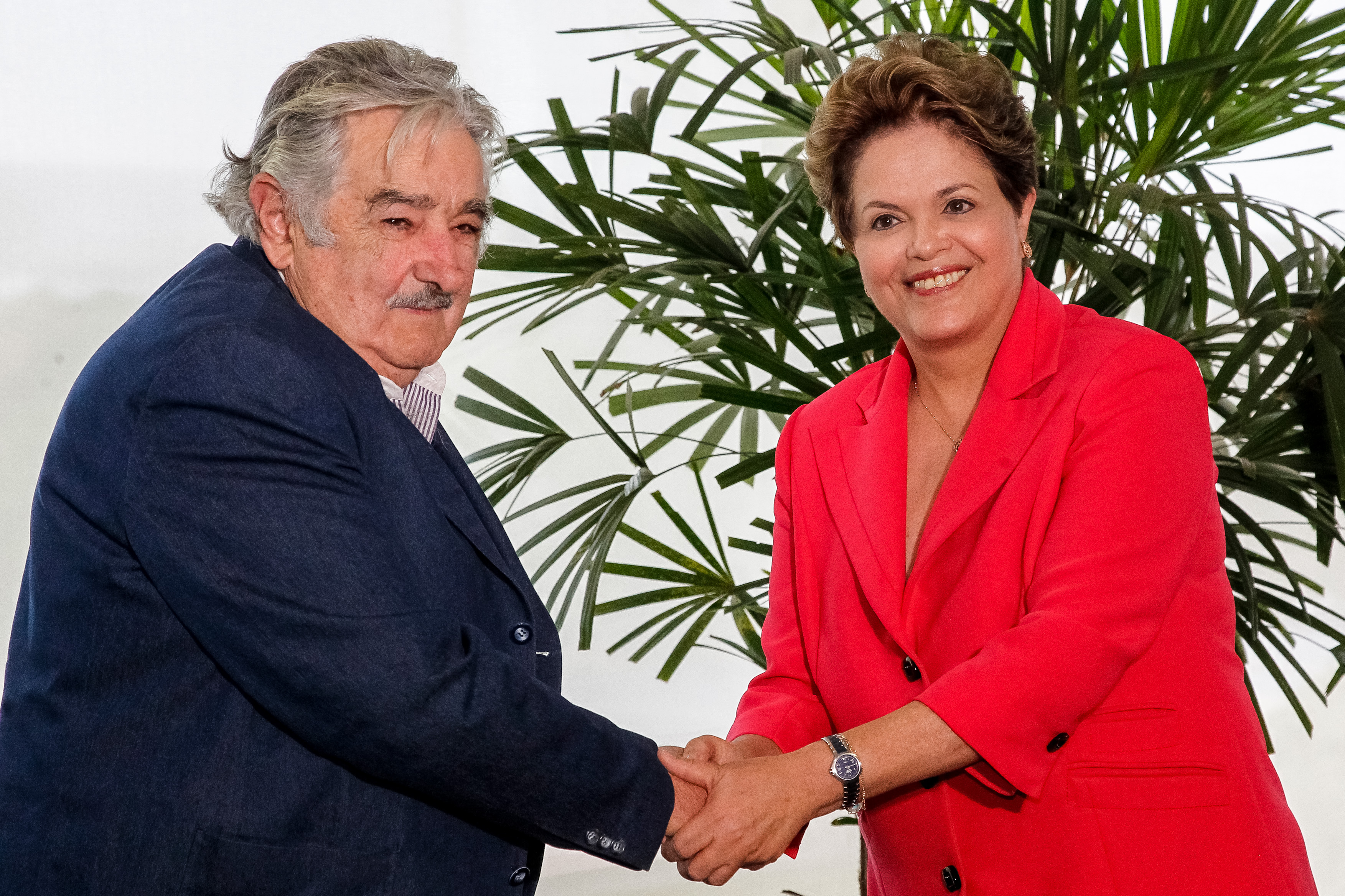 Presidenta Dilma Rousseff durante reunião bilateral com o Presidente da República Oriental do Uruguai, José Mujica, no Palácio do Planalto. Brasília - DF, 31/07/2012