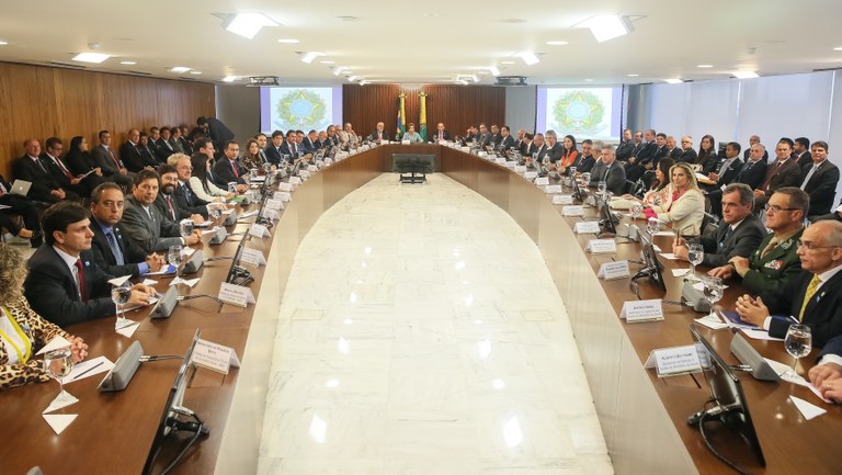  Presidenta Dilma Rousseff durante reunião com governadores no Palácio do Planalto. Brasília-DF, 08/12/2015  