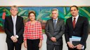 Presidenta Dilma Rousseff durante reunião com Ricardo Coutinho, governador do estado da Paraíba; Rodrigo Rollemberg, governador do Distrito Federal; e Paulo Câmara, governador do estado de Pernambuco no Palácio do Planalto. Brasília-DF, 10/09/2015