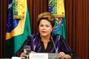 Presidenta Dilma Rousseff durante reunião com Governadores e Prefeitos de Capitais. Brasília - DF, 24/06/2013