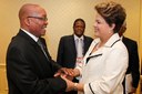 Presidenta Dilma Rousseff durante reunião com Líderes do BRICS. Cannes - França, 03/11/2011
