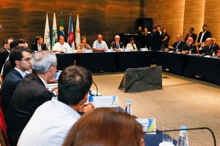 Presidenta Dilma Rousseff durante reunião com o Comitê Organizador dos Jogos Olímpicos e Paralímpicos Rio 2016. Rio de Janeiro-RJ, 12/05/2015