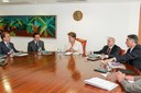 Presidenta Dilma Rousseff durante encontro com o presidente da Vale, senhor Murilo Ferreira, no Palácio do Planalto. Brasília - DF, 27/06/2012