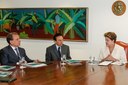 Presidenta Dilma Rousseff durante encontro com o presidente da Vale, senhor Murilo Ferreira, no Palácio do Planalto. Brasília - DF, 27/06/2012