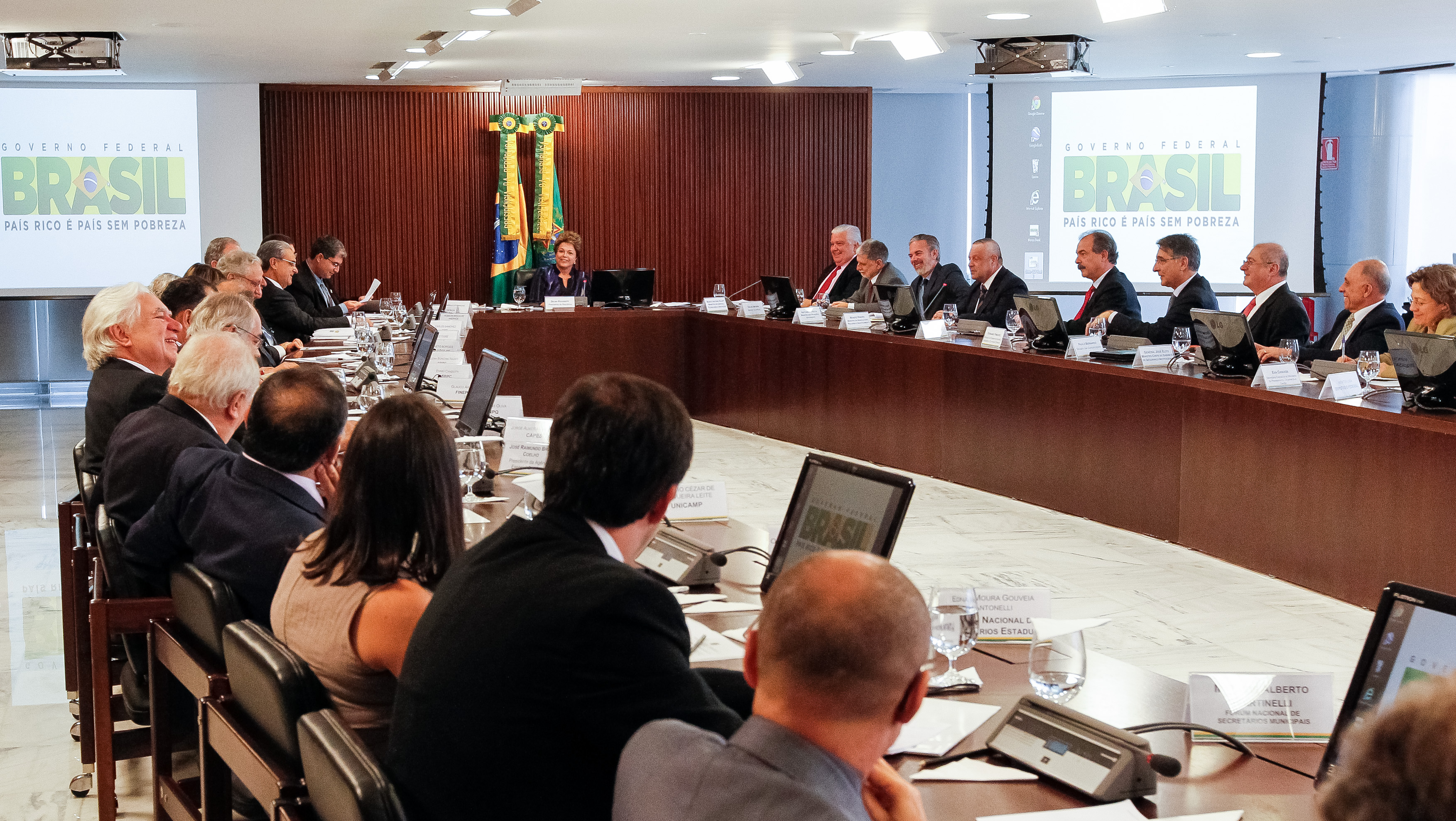 Presidenta Dilma Rousseff durante reunião do Conselho Nacional de Ciência e Tecnologia-CCT. Brasília-DF, 06/02/2013 