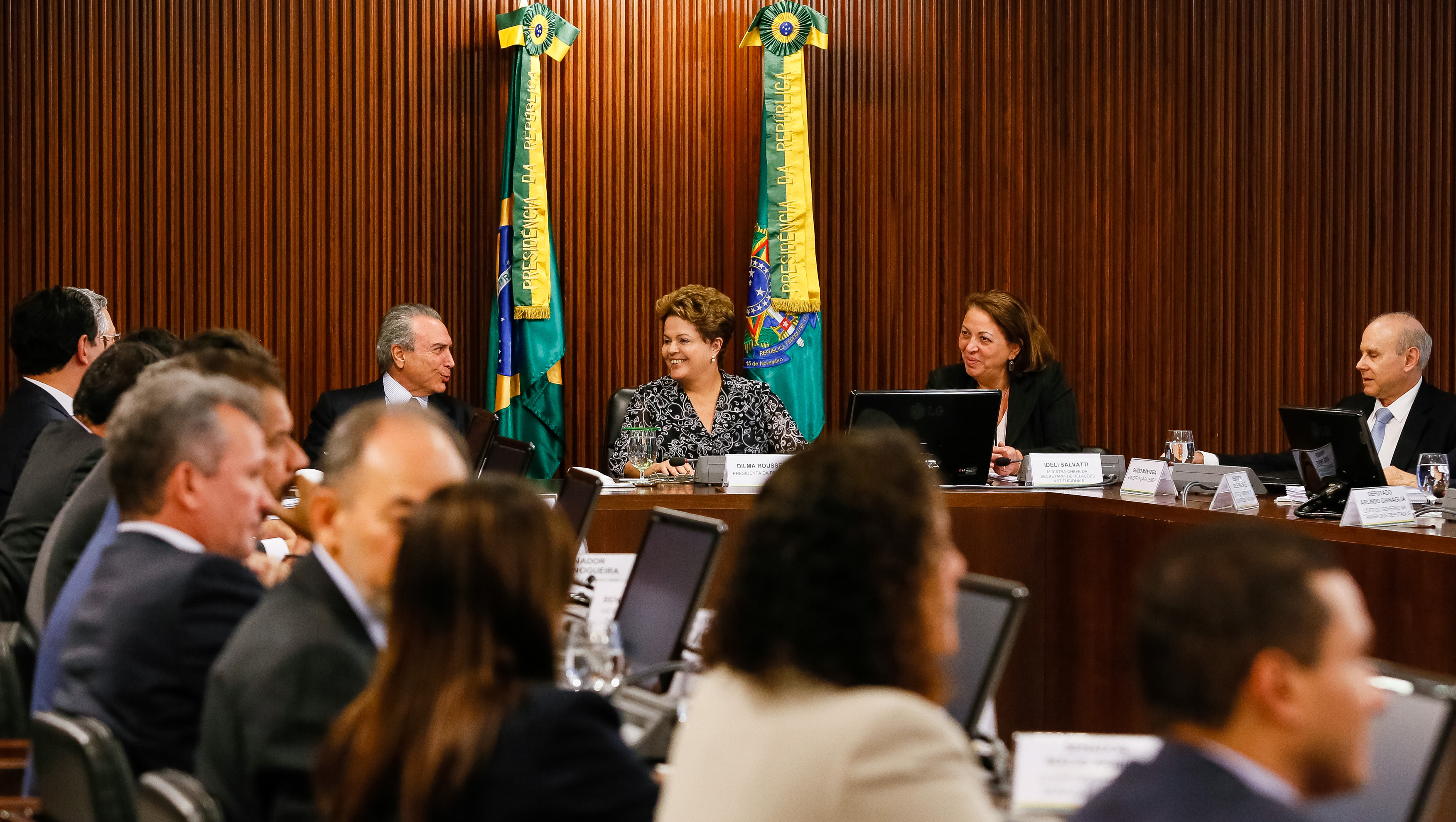  Presidenta Dilma Rousseff durante reunião do Conselho Político, no Palácio do Planalto. Brasília-DF, 25/11/2013