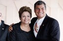 Presidenta Dilma Rousseff recebe a Presidente do Equador, Rafael Corra para reunião dos chefes de Estado do Mercosul, dos Estados Associados e dos países convidados. Brasília - DF, 07/12/2012