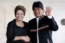 Presidenta Dilma Rousseff recebe o Presidente da Bolívia, Evo Morales para reunião dos chefes de Estado do Mercosul, dos Estados Associados e dos países convidados. Brasília - DF, 07/12/2012