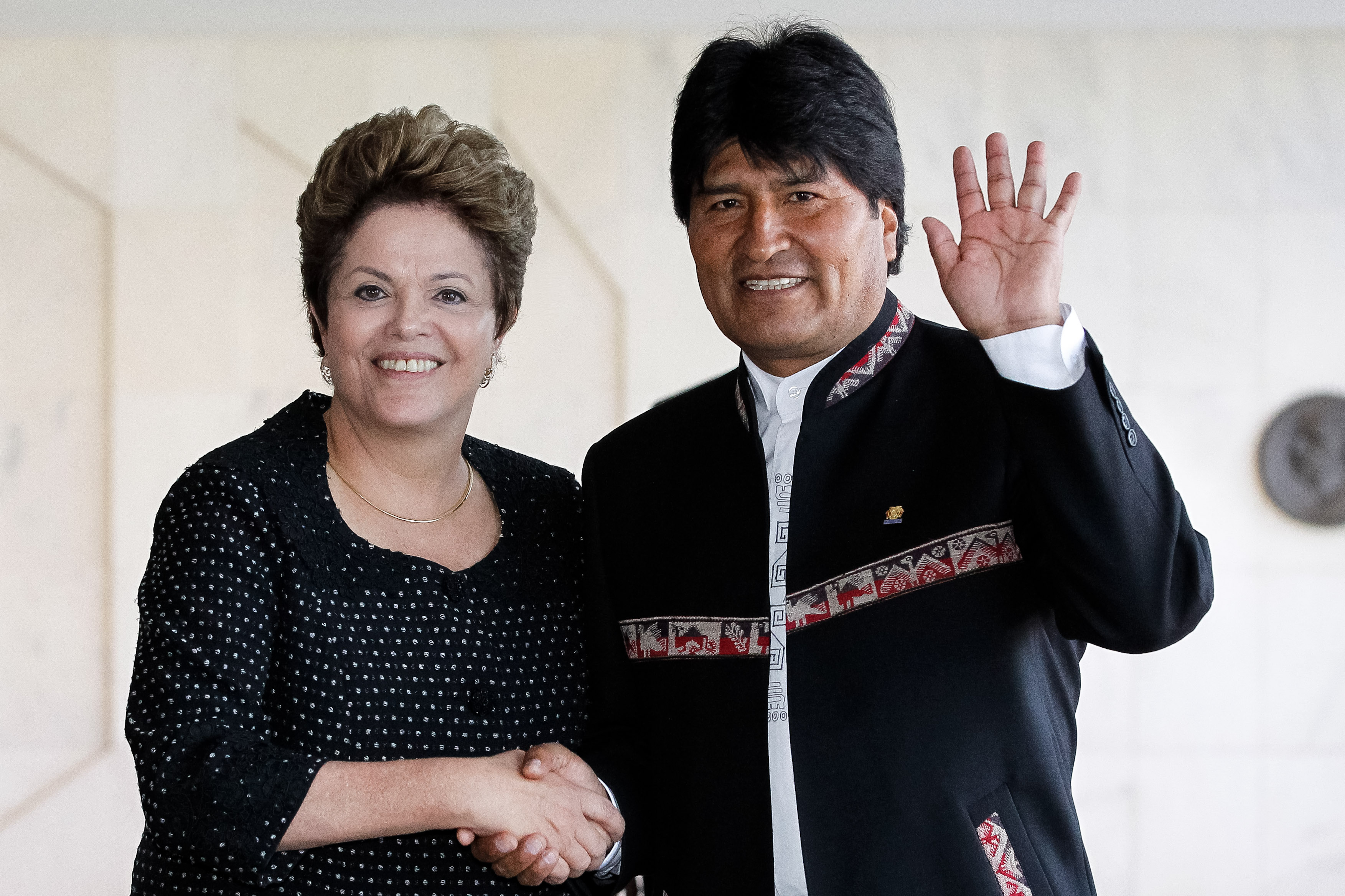 Presidenta Dilma Rousseff recebe o Presidente da Bolívia, Evo Morales para reunião dos chefes de Estado do Mercosul, dos Estados Associados e dos países convidados. Brasília - DF, 07/12/2012