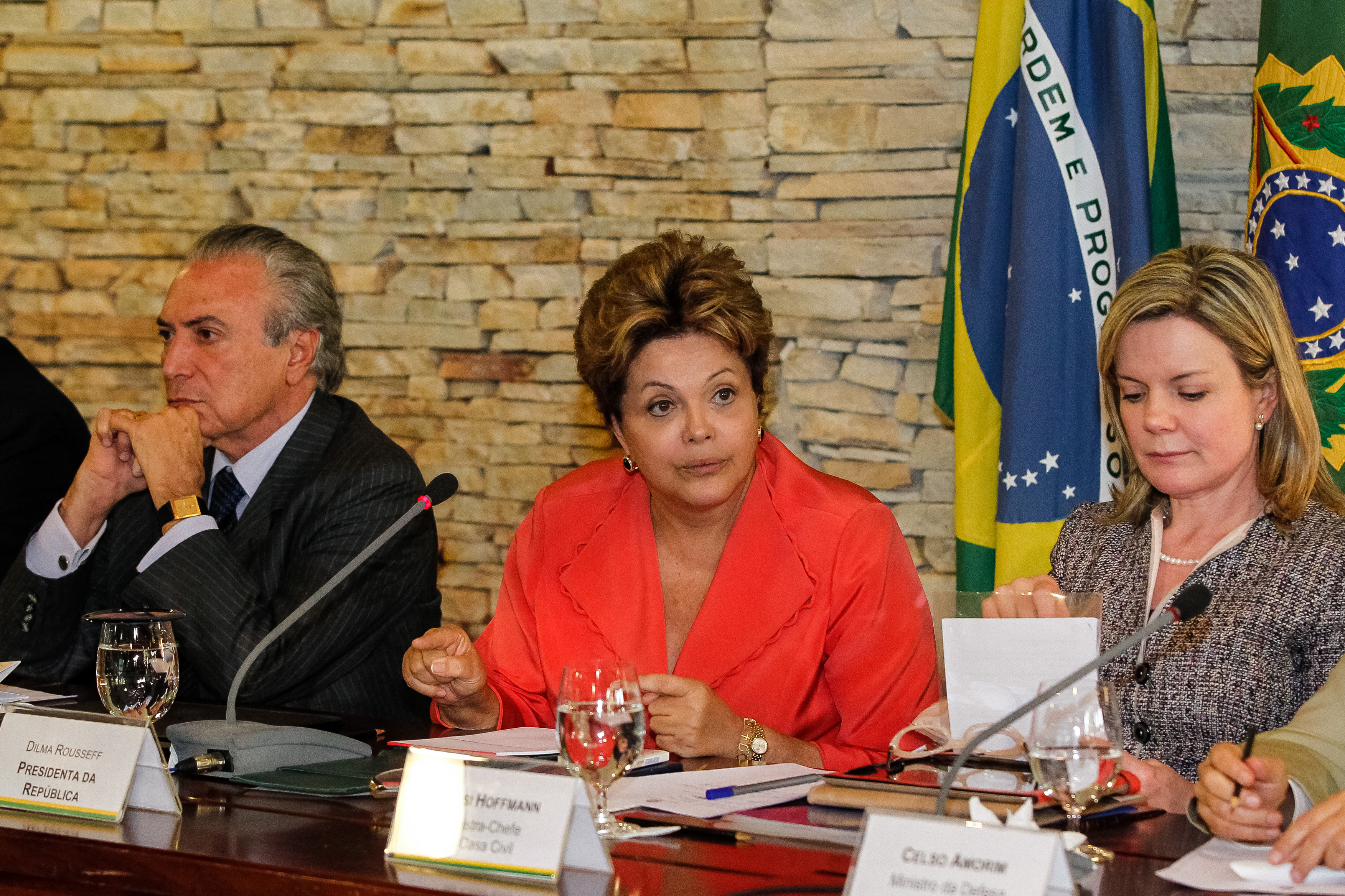 Presidenta Dilma Rousseff durante Reunião Ministerial na Granja do Torto. Brasília - DF, 01/07/2013