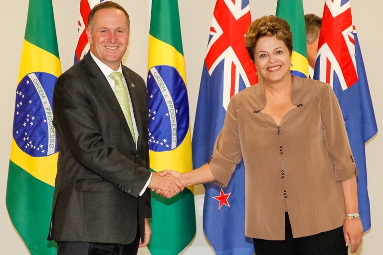 Presidenta Dilma Rousseff durante reunião privada com o Primeiro-Ministro da Nova Zelândia, John Key. Brasília - DF, 11/03/2013