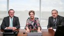  Presidenta Dilma Rousseff durante encontro com o Senador Wellington Fagundes. Brasília-DF, 23/03/2016 