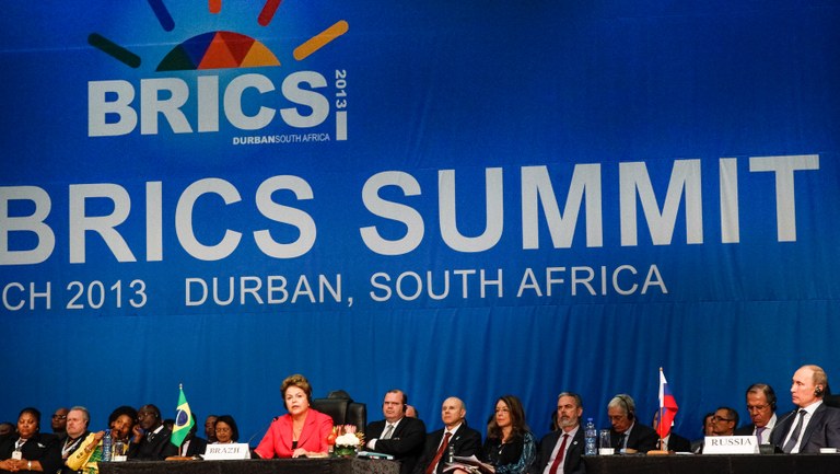  Presidenta Dilma Rousseff durante Sessão de Trabalho dos Chefes de Estado e de Governo do BRICS. Durban - África do Sul,  27/03/2013
